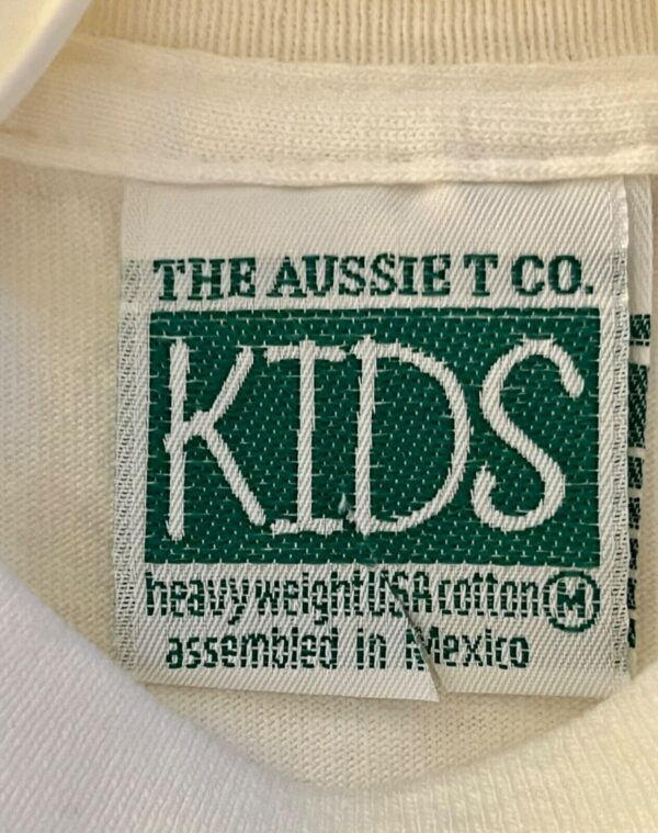 AUSSIE T CO. KIDS MEDIUM HEAVY COTTON â€˜GIRLS RULEâ€™ GRAPHICS T-SHIRT Sz CM NWT! - Image 4