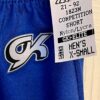 GK COMPETITION SHORTS ADULT X-SMALL ROYAL N/S GYMNASTICS RUNNING FITNESS AXS - Image 4