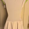 GK ICE SKATE ADULT MEDIUM WHITE ASYM CAP SLV GREEN VELVET CINCH SKIRT DRESS M - Image 7