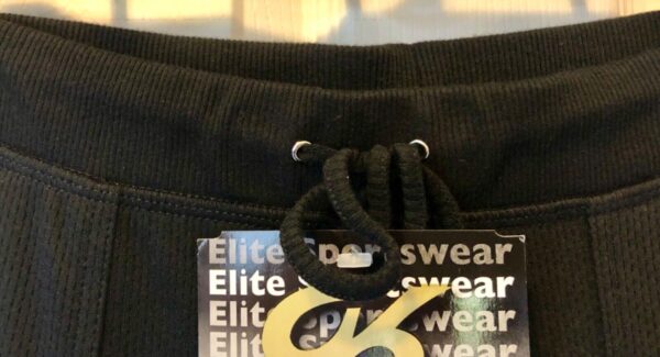 GK Elite MISSYS ADULT SMALL RELAXED FIT BLACK 60/40 SPORT WARM UP PANTS Sz 6 NWT - Image 4