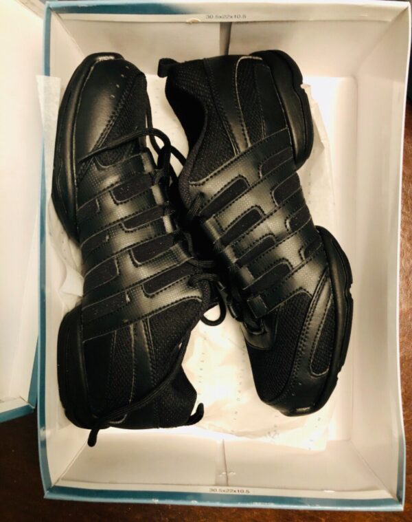 LEO'S DANCE SNEAKER ADULT 9 NRG BLACK LITE WT #LS5100L HIP-HOP JAZZ Sz AD 9 NIB! - Image 5