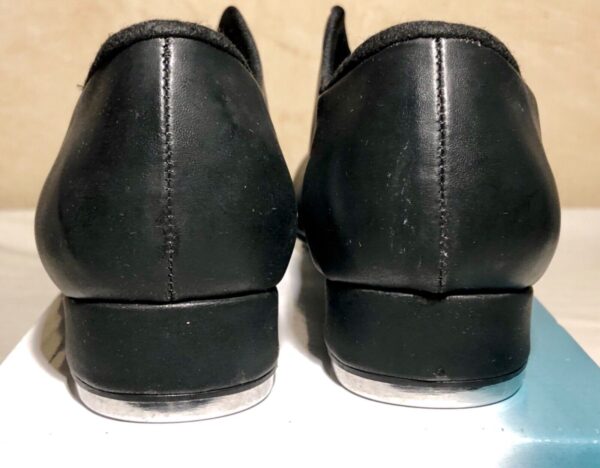 LEO'S DANCEWEAR STYLE 3303 FIT 6.0M JUNIOR JAZZ TAP BLACK LEATHER SHOES Sz 6.0 M - Image 4