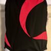 GK BLACK CAMISOLE CHILD SMALL MICROFIBER CORAL SWIRL DANCE GYMNAST LEOTARD Sz CS