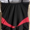GK BLACK CAMISOLE CHILD SMALL MICROFIBER CORAL SWIRL DANCE GYMNAST LEOTARD Sz CS - Image 2