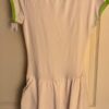 GK ICE SKATE ADULT MEDIUM WHITE ASYM CAP SLV GREEN VELVET CINCH SKIRT DRESS M - Image 10