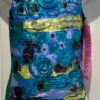 GK CHILD SMALL VELVET ABSTRACT PRINT GYMNASTICS DANCE TANK LEOTARD Sz CS NWT!