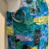 GK CHILD SMALL VELVET ABSTRACT PRINT GYMNASTICS DANCE TANK LEOTARD Sz CS NWT! - Image 3