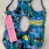 GK CHILD SMALL VELVET ABSTRACT PRINT GYMNASTICS DANCE TANK LEOTARD Sz CS NWT! - Image 9
