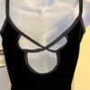 GK DANCE JAZZ ADULT LARGE BLACK VELVET X-BACK FOIL STRAPS CAMISOLE TOP Sz AL NWT - Image 7