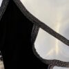 GK DANCE JAZZ ADULT LARGE BLACK VELVET X-BACK FOIL STRAPS CAMISOLE TOP Sz AL NWT - Image 8