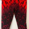 GK Elite Capri Tights ADULT SMALL Mosaic Print Nylon Spandex RED BLACK AS NWT! - Image 2