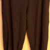 GK ELITE DANCE JAZZ LADIES LARGE BLACK MICROFIBER CUFFED CAPRI PANTS Sz AL NWT - Image 2