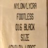 GK Elite SKATE TIGHTS GIRLS LARGE FOOTLESS MICROFIBER BLACK L (12-14) NWT! - Image 3