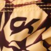 GK Elite Capri Tights CHILD LARGE Mosaic Print Nylon Spandex Yellow Black CL - Image 3