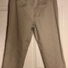 DONNA KARAN NYC LADIES SIZE 6 TAN CROPPED PANTS ZIP FRONT Sz 6 EUC! - Image 2