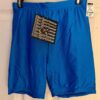 GK BLUE ADULT SMALL MINI WORKOUT SHORTS NYLON/SPANDEX GYMNASTIC DANCE CHEER AS