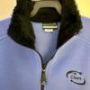 AVALANCHE "CHEER"  GIRLS MEDIUM OCEAN BLUE FLEECE BLACK FAUX FUR COLLAR JACKET M - Image 3