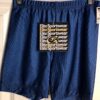 GK NAVY WORKOUT SHORTS LADIES X-SMALL DANCE CHEER GYMNASTIC NYLON/SPANDEX Sz AXS