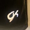GK WARM UP JACKET GIRLS SMALL BLACK VELVET ZIP FRONT GYM SKATE DANCE CHEER CS - Image 4