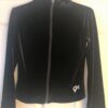 GK WARM UP JACKET GIRLS SMALL BLACK VELVET ZIP FRONT GYM SKATE DANCE CHEER CS - Image 6