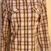 NORTH FACE WOMENS MED LgSLV VAPOR WICK PLAID SHIRT CASUAL ACTIVEWEAR Sz M EUC!