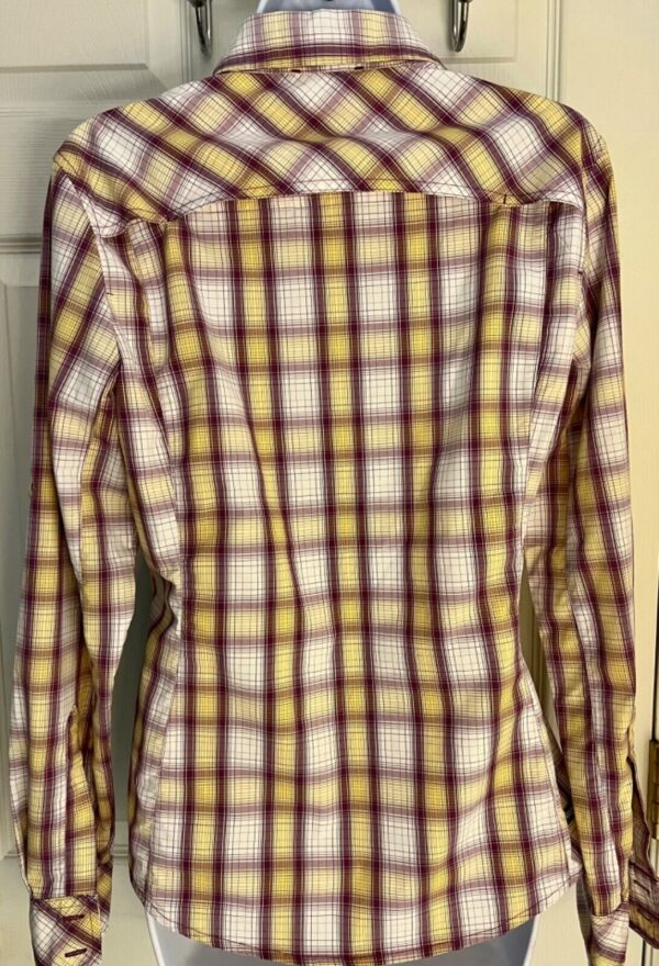 NORTH FACE WOMENS MED LgSLV VAPOR WICK PLAID SHIRT CASUAL ACTIVEWEAR Sz M EUC! - Image 8