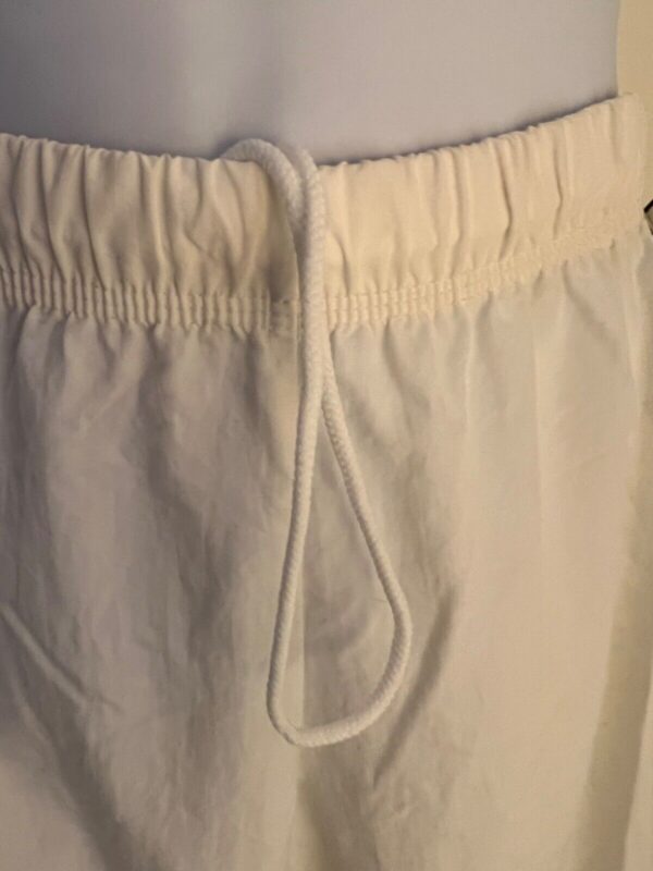 GK WHITE WARM-UP PANTS CHILD LARGE DRY TECH LOW RISE FITTED GYNMNASTS CHEER Sz L - Image 2