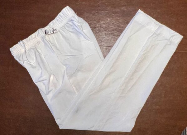 GK WHITE WARM-UP PANTS CHILD LARGE DRY TECH LOW RISE FITTED GYNMNASTS CHEER Sz L - Image 6