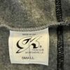 GK ADULT SMALL GRAY POLY FLEECE CRINKLE NYLON CROPPED VEST RIBBON TRIM Sz S - Image 9