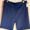 GK CHILD LARGE MINI WORKOUT SHORTS NAVY NYLON/SPANDEX GYMNASTICS DANCE CHEER CL