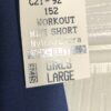 GK CHILD LARGE MINI WORKOUT SHORTS NAVY NYLON/SPANDEX GYMNASTICS DANCE CHEER CL - Image 3