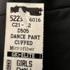 GK ELITE DANCE JAZZ GIRLS SMALL BLACK MICROFIBER CUFFED CAPRI PANTS SZ CS NWT! - Image 7
