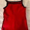 GK DANCE JAZZ CHILD MEDIUM RED MYSTIQUE NAVY FOIL STRAPS CAMI NYLON/SPAND TOP M - Image 5