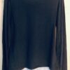 GK ELITE ADULT MEDIUM LgS FAUX 2-LAYER NAVY COTON HOLOGRAM HEART T-SHIRT Sz M - Image 8