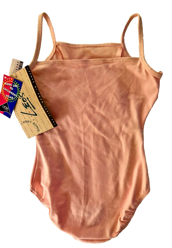 LEO'S DANCEWEAR CHILD MEDIUM BALLET PINK EMBROIRDERY CAMISOLE DANCE LEOTARD SZ M - Image 9