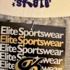 GK GIRLS SMALL SKATE GLITTER PRINT FOLDOVER WAIST GRAY COTTON BOXER SHORTS Sz CS - Image 6
