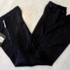 GK DANCE JAZZ LADIES SMALL BLACK NYLON/SPANDEX CRYSTALS CUFFED PANTS Sz AS NWT!