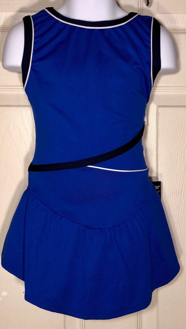 GK ELITE SVL BLUE ICE FIGURE SKATING PRACTICE DRESS CHILD L