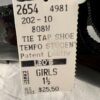 LEOâ€™S TIE TAP SHOE GIRLS 1.5 TEMPO STUDENT BLACK PATENT LEATHER #808W Sz 1.5 NIB - Image 5