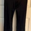 GK DANCE JAZZ LADIES SMALL BLACK NYLON/SPANDEX BOOT CUT LEG TRAINING PANTS SZ S - Image 4