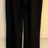 GK DANCE JAZZ LADIES SMALL BLACK NYLON/SPANDEX BOOT CUT LEG TRAINING PANTS SZ S - Image 7
