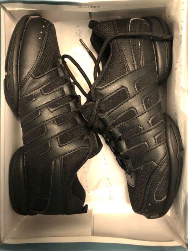 LEO'S DANCE SNEAKER ADULT 6 NRG BLACK LITE WT #LS5100L HIP-HOP JAZZ AD Sz 6 NIB! - Image 6