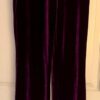 GK DANCE JAZZ LADIES SMALL PURPLE VELVET ANTIQUE SILVER WAISTBAND PANTS SZ S - Image 2