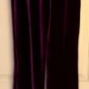 GK DANCE JAZZ LADIES SMALL PURPLE VELVET ANTIQUE SILVER WAISTBAND PANTS SZ S - Image 4