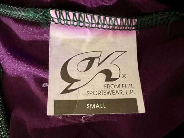 GK DANCE JAZZ LADIES SMALL PURPLE VELVET ANTIQUE SILVER WAISTBAND PANTS SZ S - Image 6