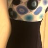 GK DANCE BIKETARD ADULT SMALL BILLIARD VELVET PRINT NAVY N/S GYM TANK Sz AS NWT! - Image 3