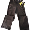 GK GRAY WARM-UP PANTS CHILD LARGE DRY TECH LOW RISE FITTED GYNMNASTS CHEER SZ L