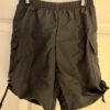 GK ZUMBA DANCE ATHLETIC UNISEX CHILD X-SMALL BLACK POLYESTER CARGO SHORTS Sz CXS - Image 5