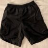 GK ZUMBA DANCE ATHLETIC UNISEX CHILD X-SMALL BLACK POLYESTER CARGO SHORTS Sz CXS - Image 7