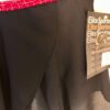 GK FAUX WRAP SKIRT CHILD MEDIUM BLACK GEORGETTE RED FOIL WAIST DANCE BALLET CM - Image 4